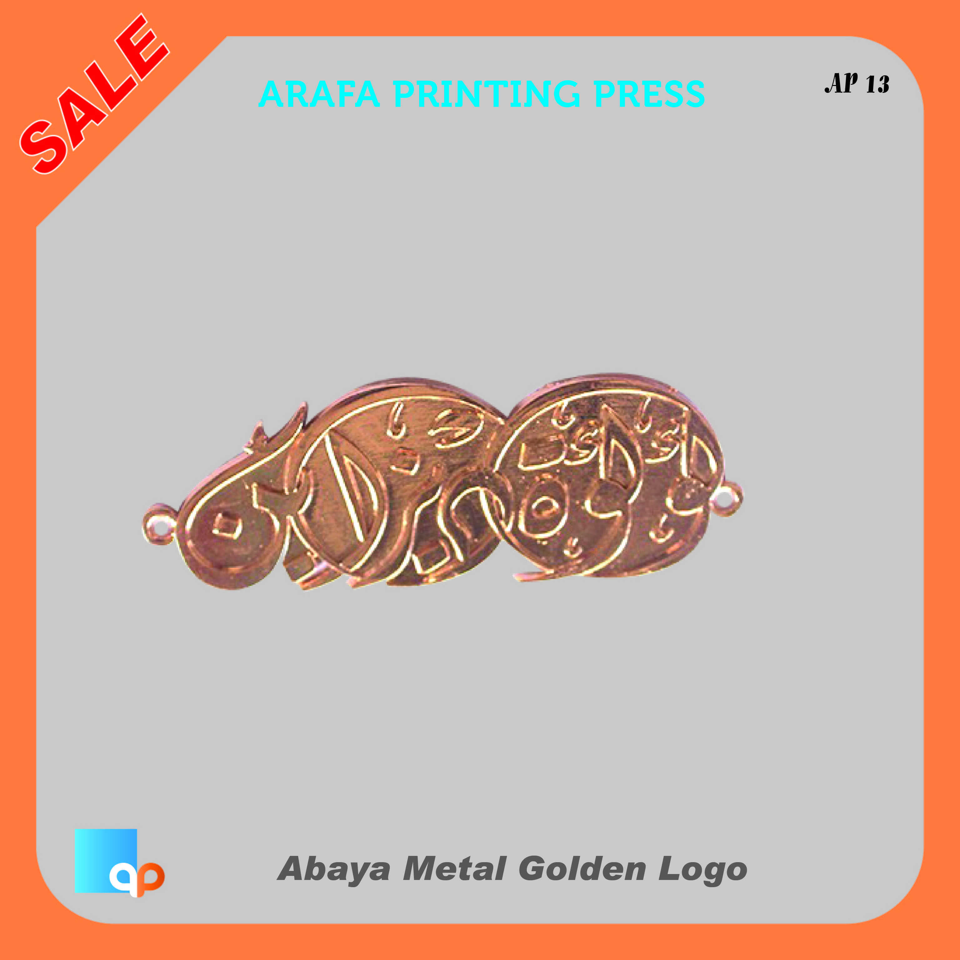 Metal logo printing in Dubai